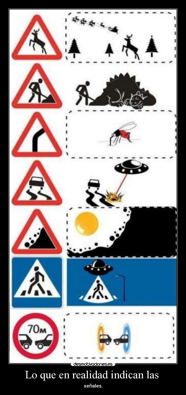 Lo que en realidad indican las -