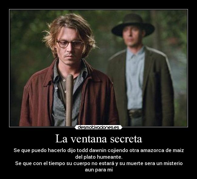 VENTANA SECRETA ventana secreta: