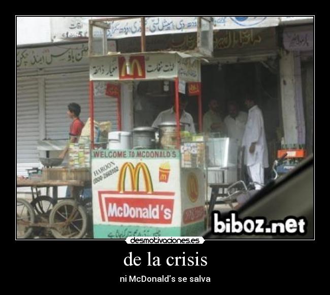 de la crisis - 