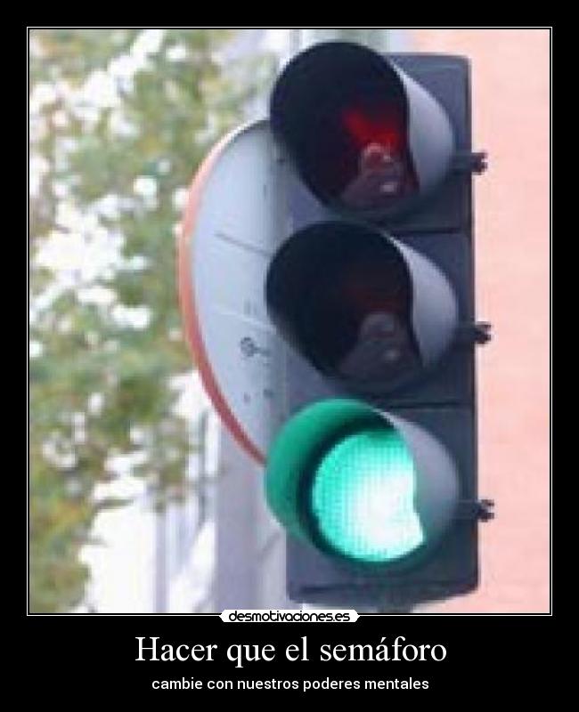 Hacer que el semáforo - cambie con nuestros poderes mentales