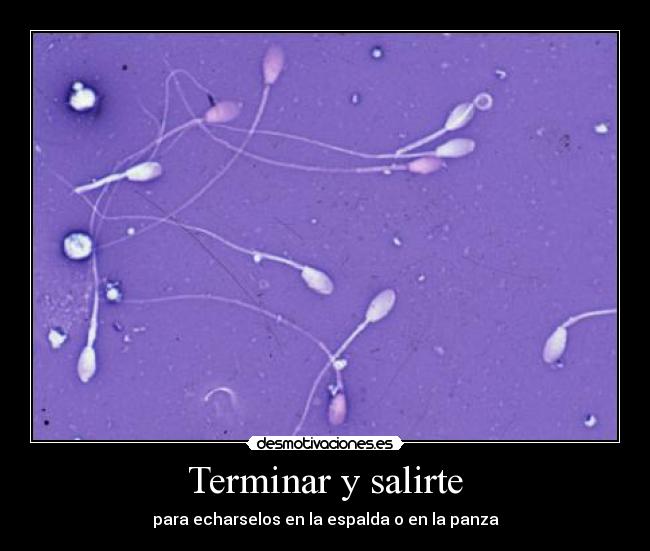 Terminar y salirte -