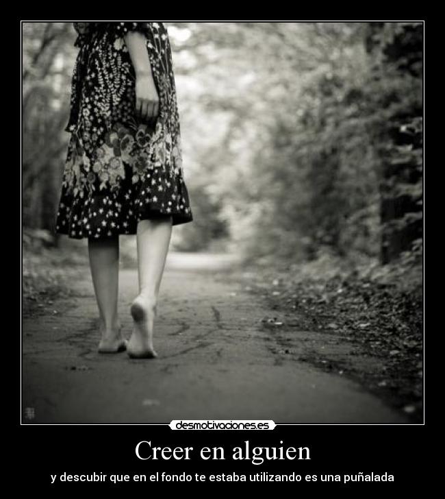 Creer en alguien -