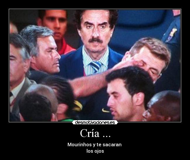 Cría ... - Mourinhos y te sacaran 
los ojos