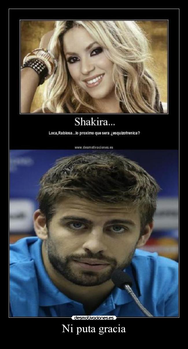 Ni puta gracia -
