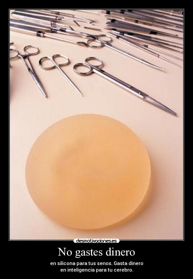 No gastes dinero - 