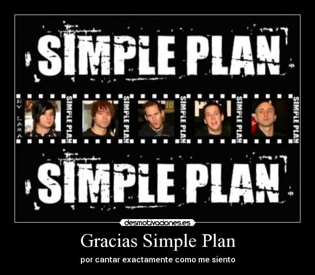 carteles simple plan musica sentimientos desmotivaciones