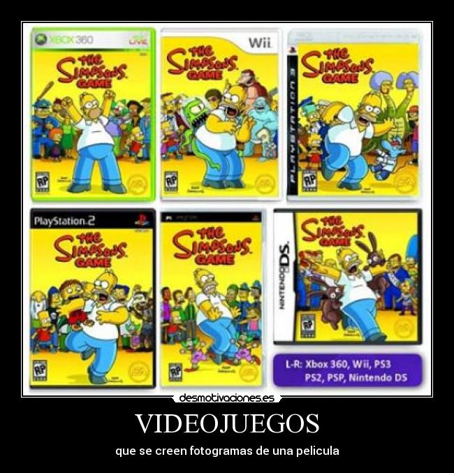 VIDEOJUEGOS - que se creen fotogramas de una pelicula