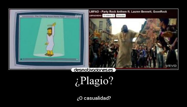 ¿Plagio? -