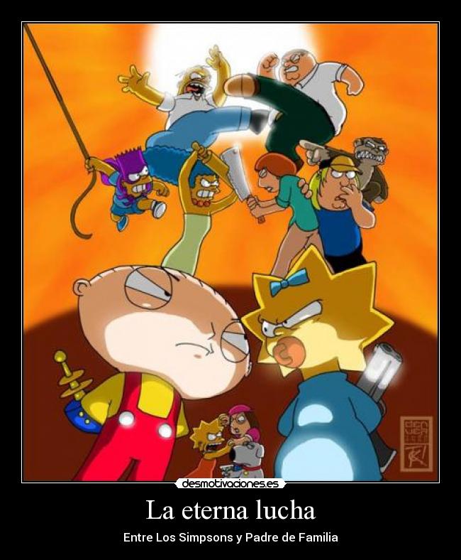 La eterna lucha - Entre Los Simpsons y Padre de Familia