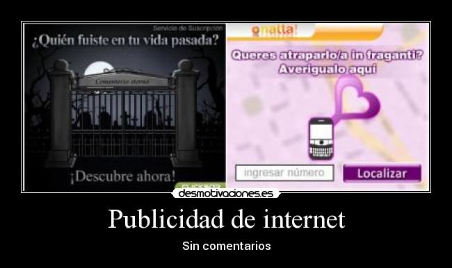 Publicidad de internet - Sin comentarios