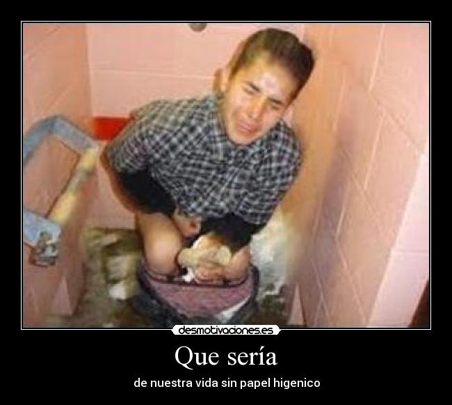 Que sería - de nuestra vida sin papel higenico