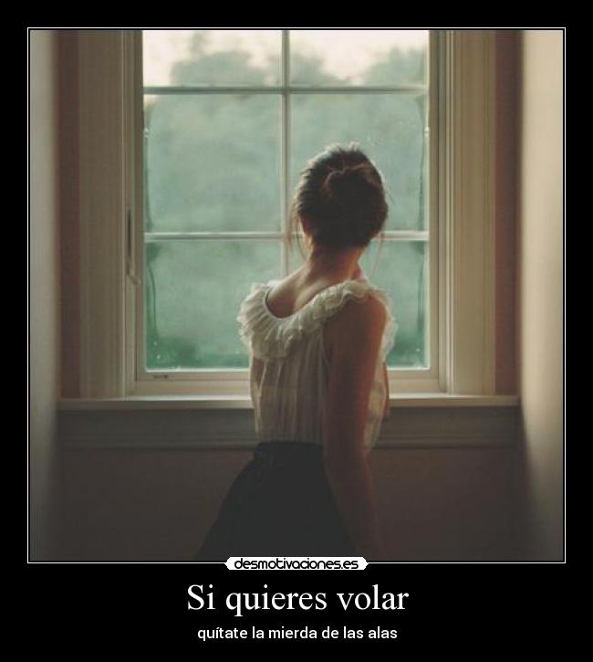 Si quieres volar -
