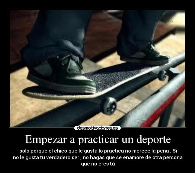 Empezar a practicar un deporte - 