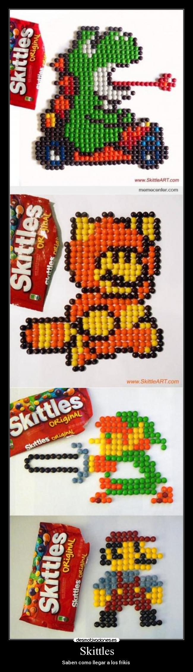Skittles - Saben como llegar a los frikis 