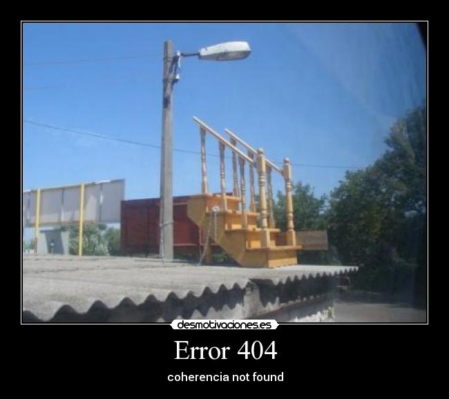 Error 404 - coherencia not found