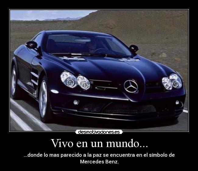 Vivo en un mundo... -