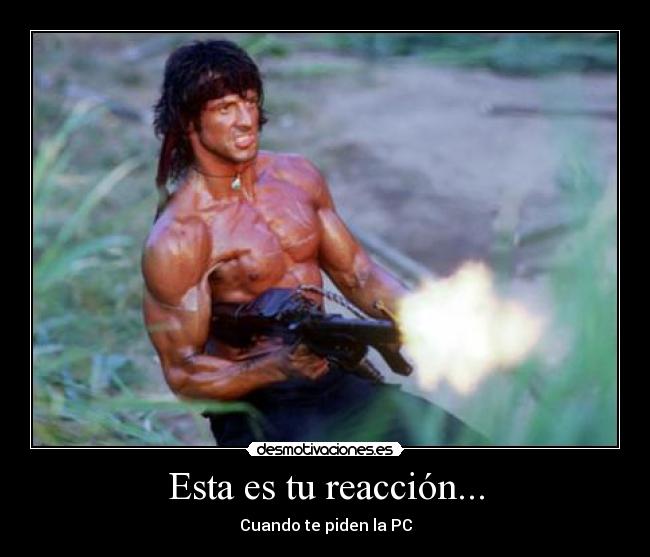 Esta es tu reacción... -