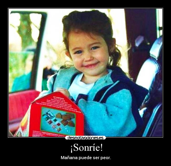 ¡Sonríe! -