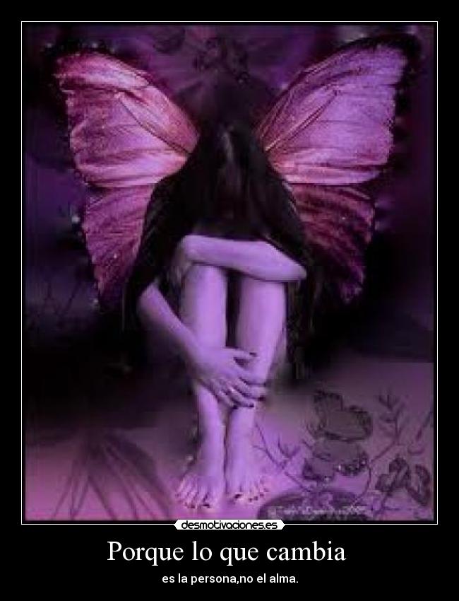 Porque lo que cambia  - 