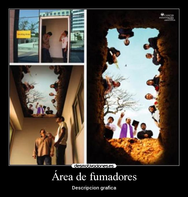 Área de fumadores - Descripcion grafica
