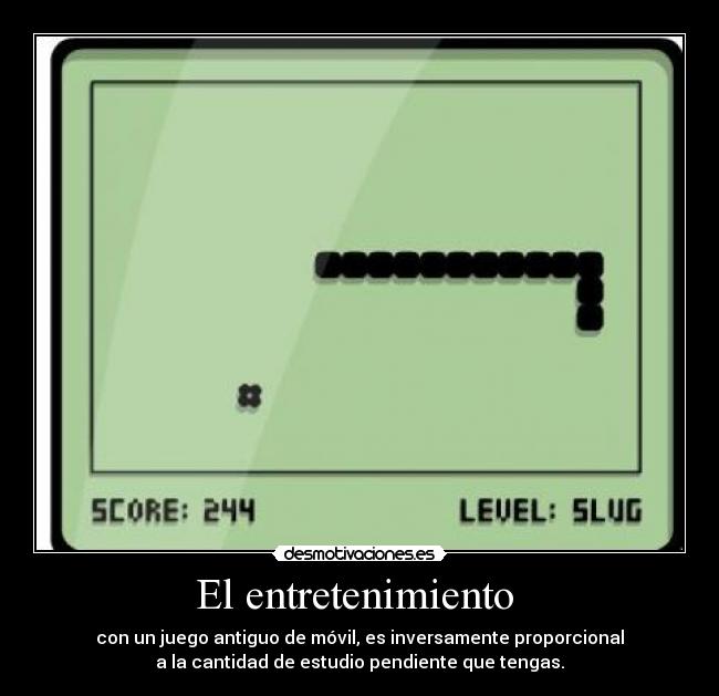 El entretenimiento  - 