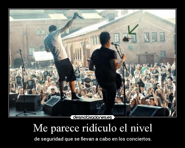 Me parece ridículo el nivel -