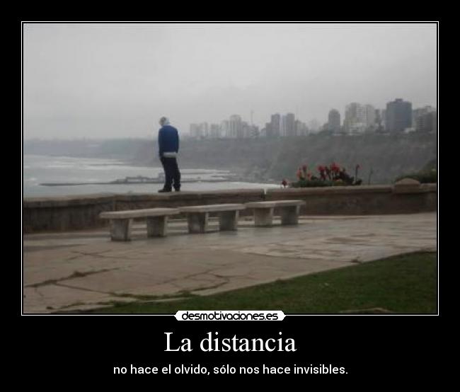 La distancia -
