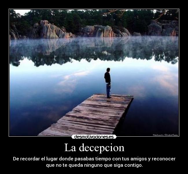 La decepcion -