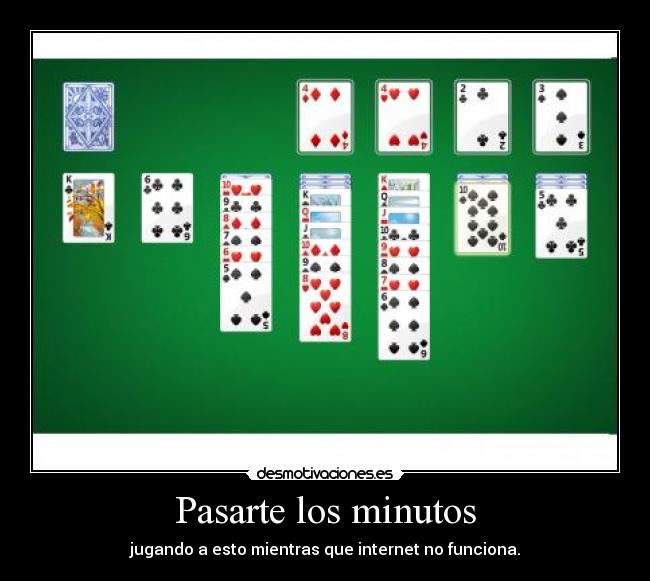 Pasarte los minutos -