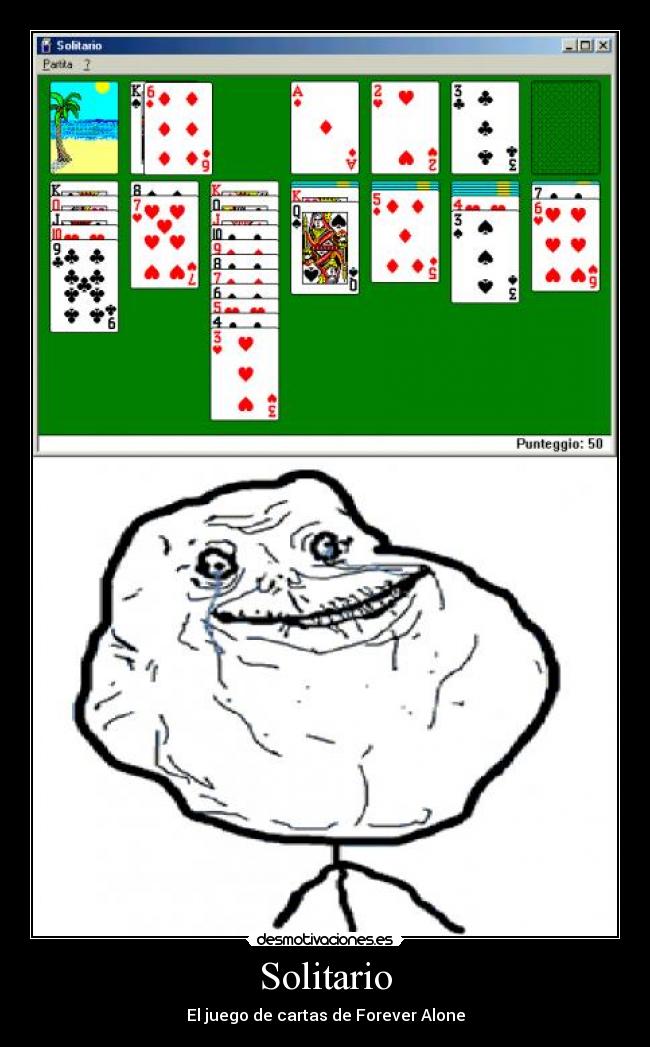 Solitario - El juego de cartas de Forever Alone