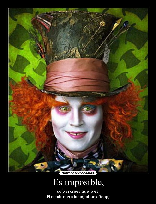 Es imposible, - 