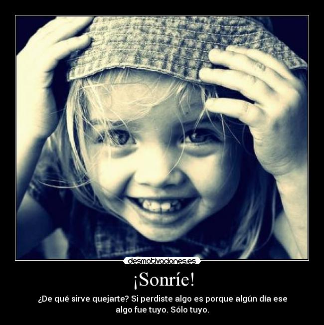 ¡Sonríe! - 