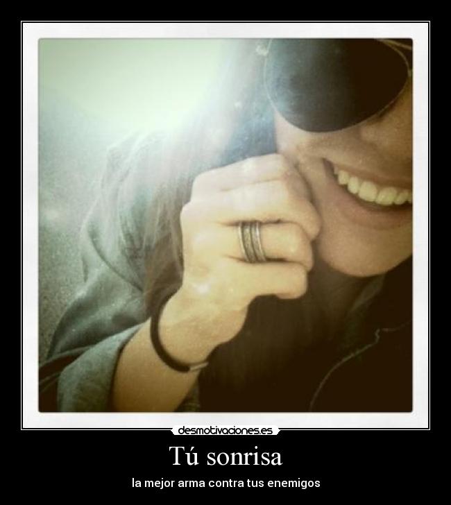 Tú sonrisa -