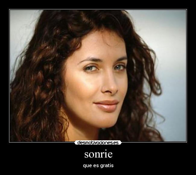 sonrie -