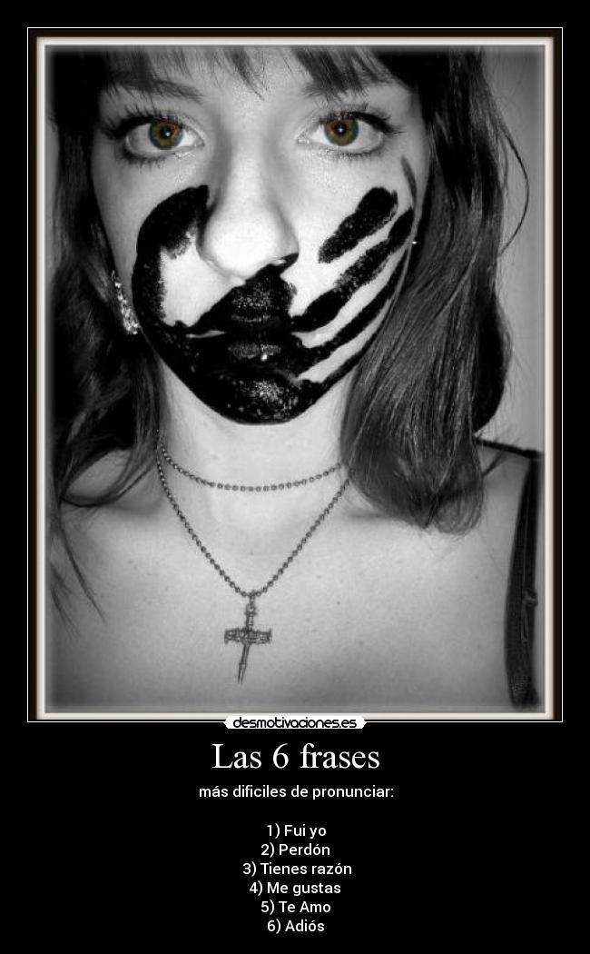 Las 6 frases -