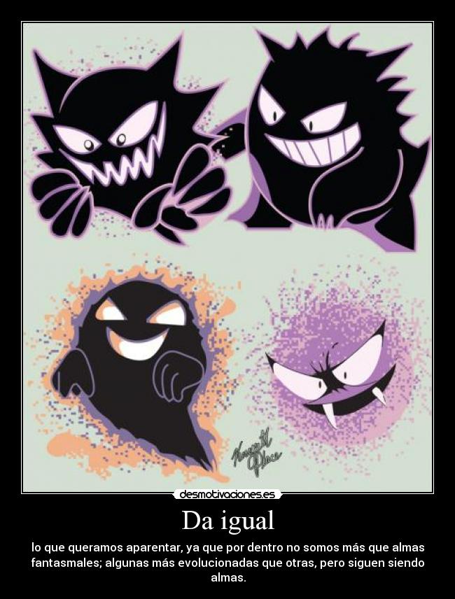 carteles ferdo gengar haunter gastly ghost desmotivaciones