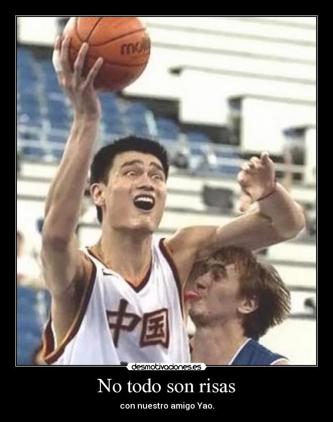 carteles yao ming desmotivaciones