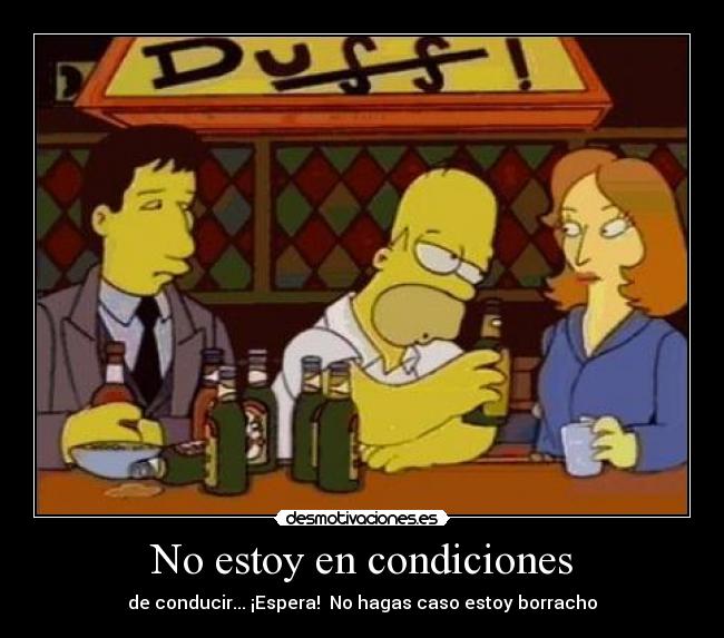 No estoy en condiciones -