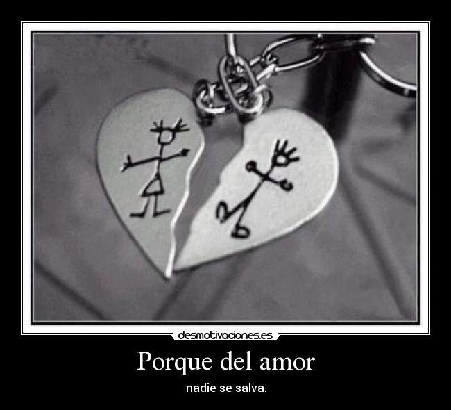 Porque del amor -