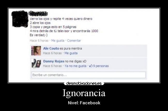 Ignorancia -