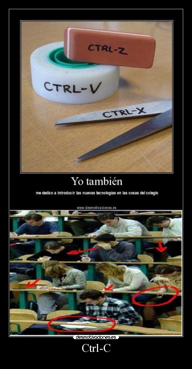 carteles ctrl desmotivaciones