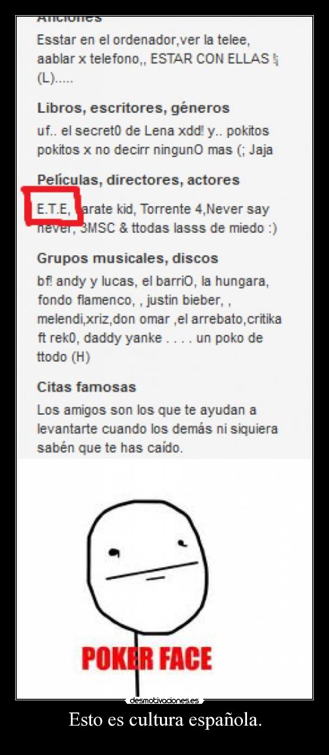 Esto es cultura española. - 