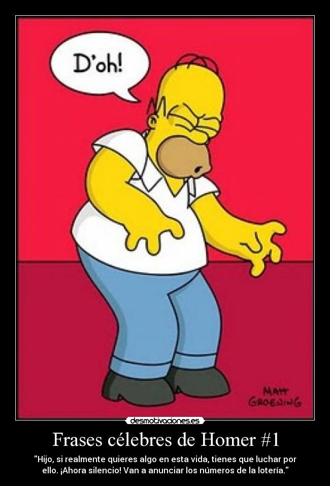 Frases célebres de Homer #1 - 