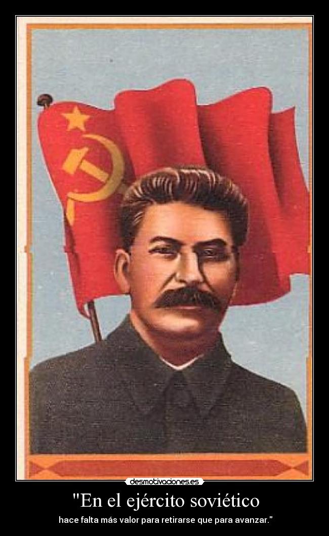 carteles stalin valor desmotivaciones