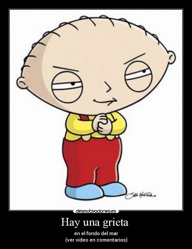 Hay una grieta - en el fondo del mar
(ver video en comentarios)