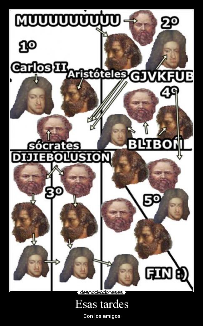 Esas tardes - Con los amigos