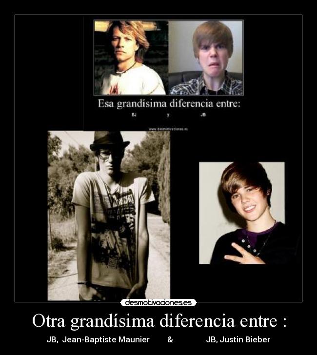 Otra grandísima diferencia entre : -