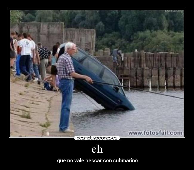 carteles coche submarino desmotivaciones