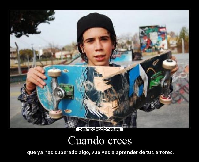 carteles crees superado algo vuelves aprender errores desmotivaciones