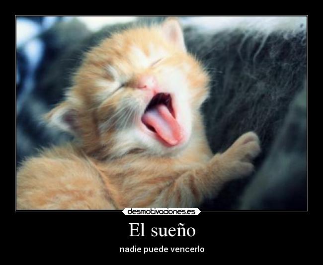 El sueño - nadie puede vencerlo